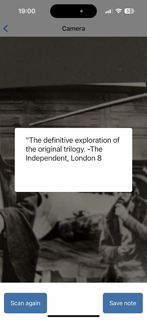 Cam2Note Screenshot 2