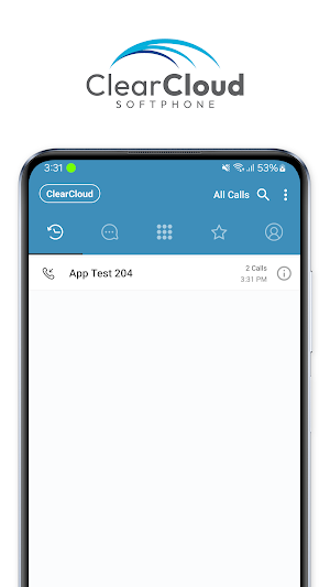 ClearCloud Softphone Screenshot 2