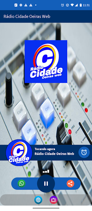 Rádio Cidade Oeiras Web Screenshot 1