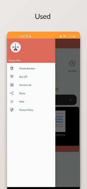 France VPN - Fast Gaming VPN Screenshot 2