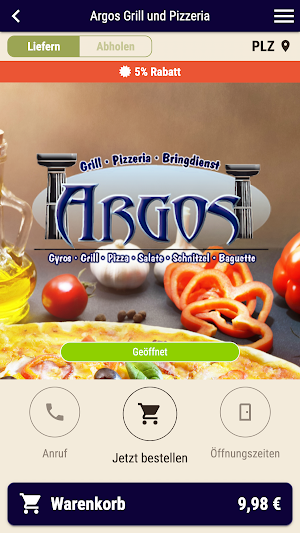Argos Grill und Pizzeria Screenshot 0
