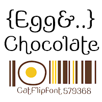 CatEgg&Chocolate™ Latin Flipfont