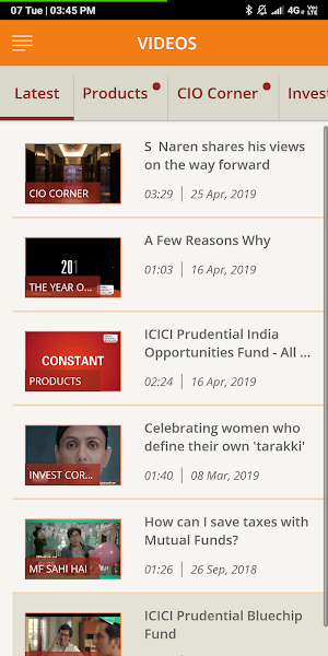 Mutual Funds, SIP, Tax Saving & more - IPRUTOUCH Screenshot 2