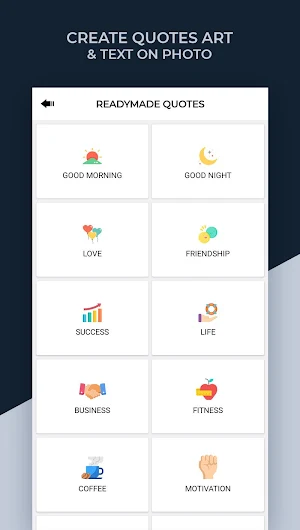Quotes Maker - Name Art Quotes Creator App Screenshot 1