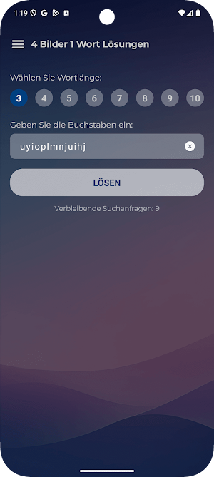 4 Bilder 1 Wort Lösungen Screenshot 0