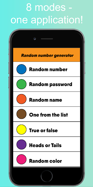Random number generator Screenshot 0