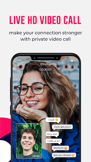 Live Video Call App: Random Live Chat Rooms Free Screenshot 1