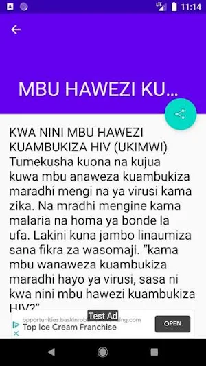 MAGONJWA 15 YA MBU NA MALARIA Screenshot 0