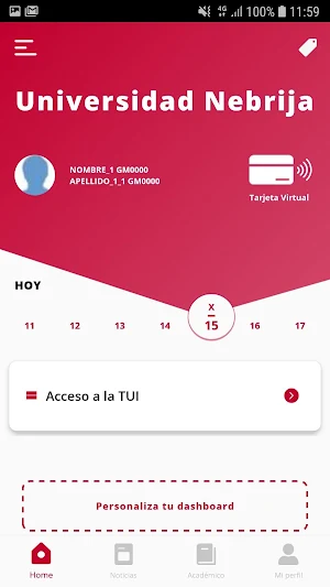 Nebrija App Screenshot 1