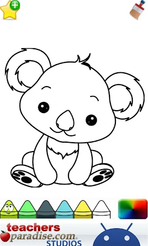 Cute Animals Coloring Book Screenshot 0