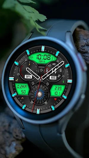 Hybrid Sport CLOUD Watch face Screenshot 3