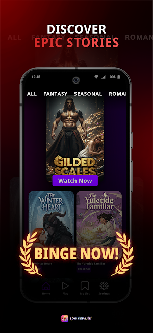 LoreSpark: Stream Drama & TV Screenshot 1