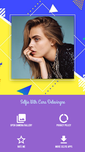 Take pictures With Cara Delevingne Screenshot 0
