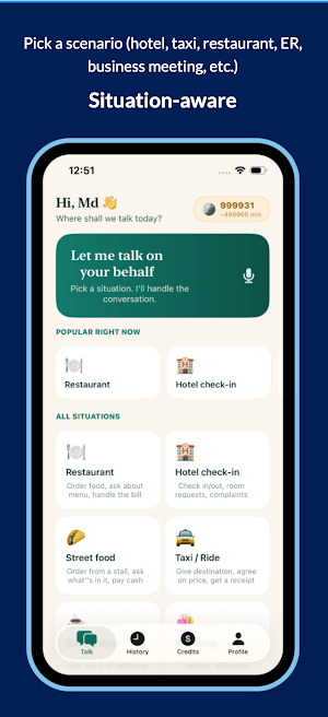 Talk Assist : AI Interpreter Screenshot 1