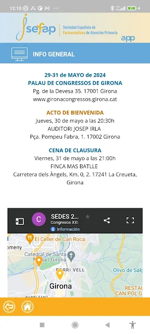 SEFAP Congreso Screenshot 3