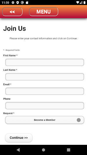 WISPA Mobile App Screenshot 1