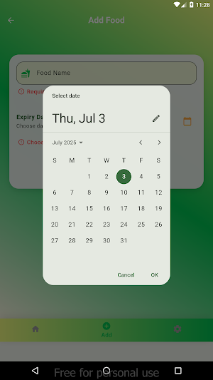 Food Expiry Tracker Screenshot 3