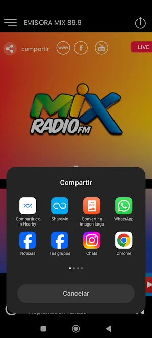 Emisora Mix en vivo Stream Screenshot 1