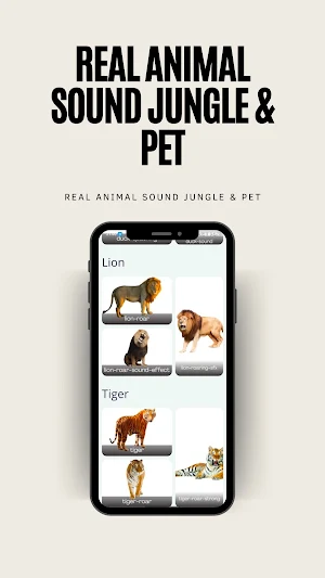 Real Animal Sound Jungle & Pet Screenshot 2