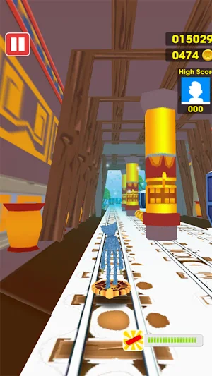 FNF Sky Train Surfers Screenshot 1