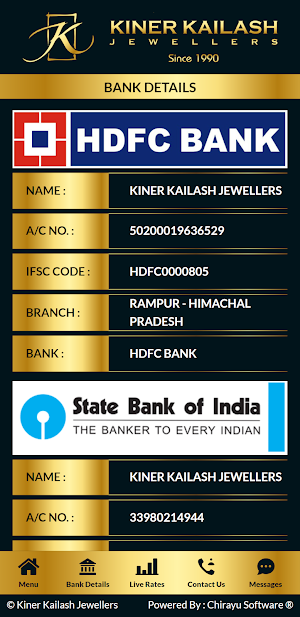 Kiner Kailash Jewellers Screenshot 3