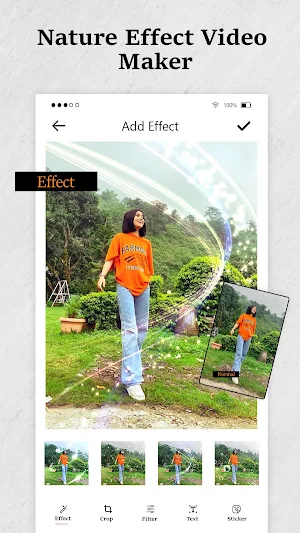Nature Effect video maker Screenshot 0