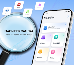 Magnifier Camera & QR Scanner Screenshot 0