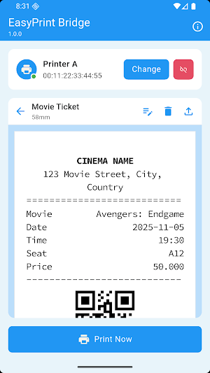 EasyPrint Bridge Screenshot 2