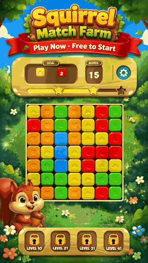 Squirrel Match Farm Screenshot 3