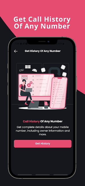 Call history of any number Screenshot 0