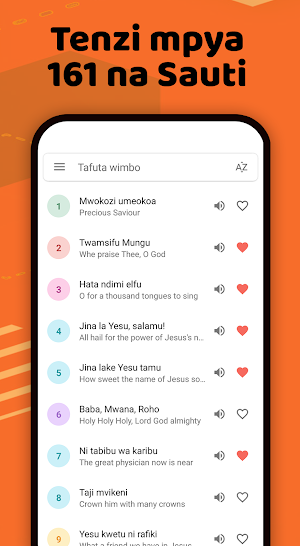 Tenzi za Rohoni mpya 161 Screenshot 0