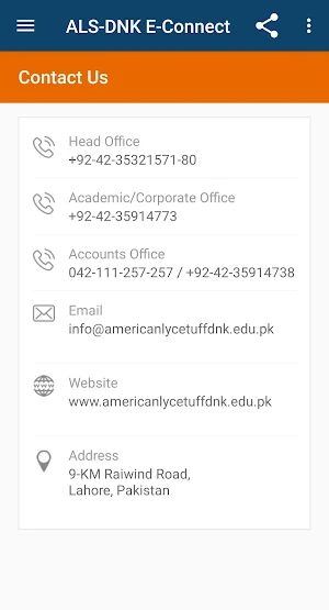 ALS-DNK E-Connect Screenshot 2