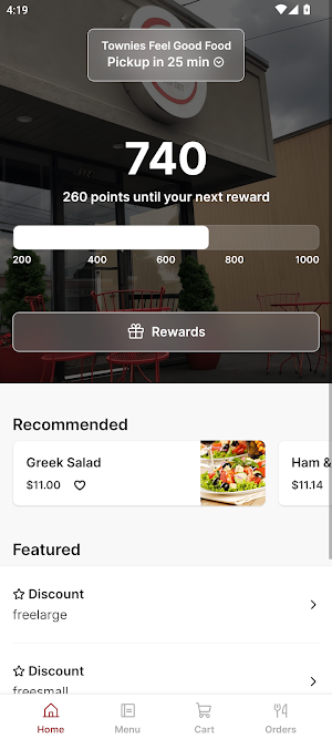 Townies Feel Good Food Screenshot 0