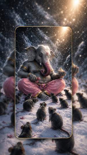 Lord Ganesha Wallpaper Live 4K Screenshot 3