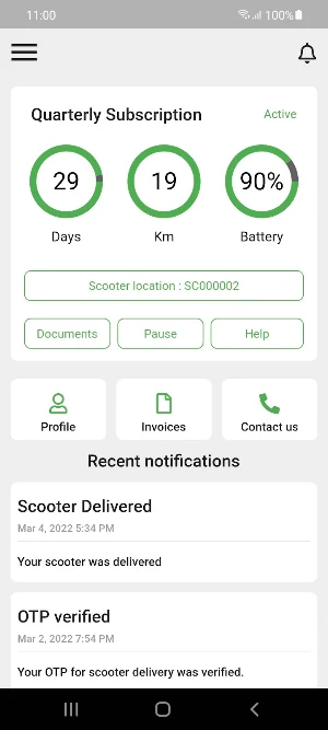 VA-YU Electric Scooter Rentals Screenshot 3
