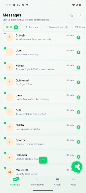 Helatill:Smart SMS &CreditBook Screenshot 2
