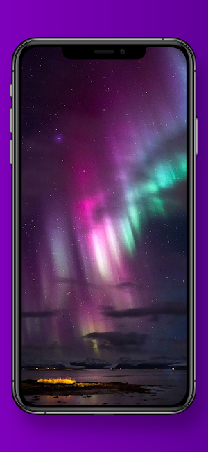 Northern Aurora Wallpaper Screenshot 1