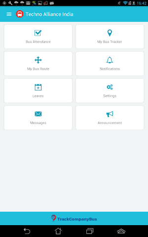 EmployeeApp TrackCompanyBus Screenshot 1