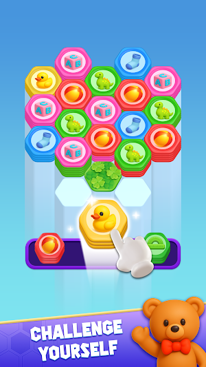 Hexa Fruzzle: Stack Sort Screenshot 3