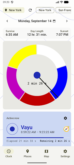 Tattvas – your tattva clock Screenshot 3