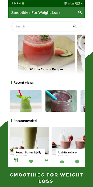Smoothies For Weight Loss: Healthy Smoothie Recipe Screenshot 0