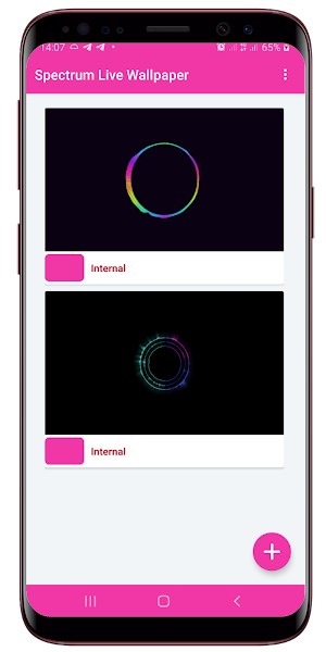 Audio Spectrum Live Wallpaper Screenshot 0