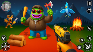 Night Shooter Survival Forest Screenshot 0