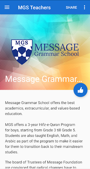 MGS Teachers Screenshot 1