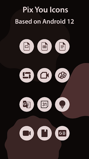 Pix You Bistre Light Icons Screenshot 1