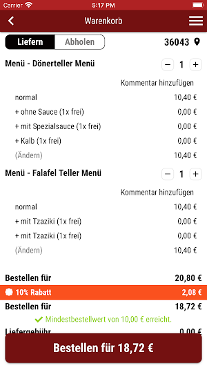 Anatolia Restaurant Screenshot 1
