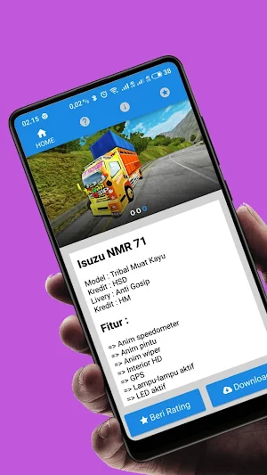 Mod Bussid Isuzu NMR 71 Screenshot 1