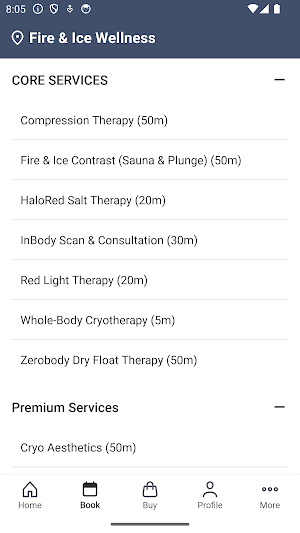 Fire & Ice Wellness Screenshot 2