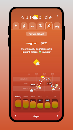 Outside - Weather Made Easy Screenshot 1