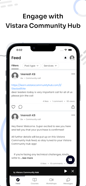 Vistara Community Hub Screenshot 1